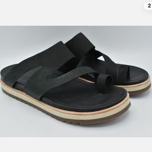 Merrell Juno Wrap Soft Leather Comfort Black Slip On 10